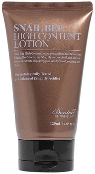 Емульсія для обличчя Benton Snail Bee High Content живильна 120 мл (8809566991669)