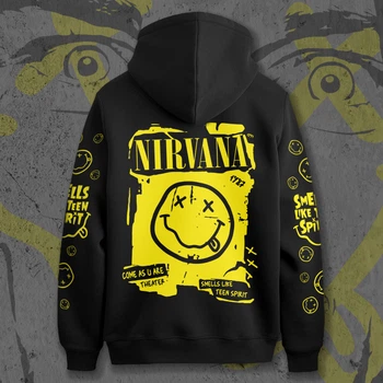 Худі з принтом Nirvana - Smile Розмір L HD0953-3