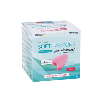 Гігієнічні тампони для сексу Soft-Tampons Mini, 3 шт.