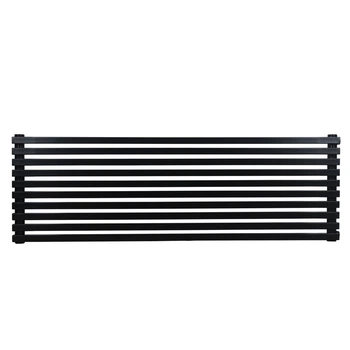 Дизайнерский радиатор Betatherm Quantum BQH1 405x1200 горизонтальный, черный матовый