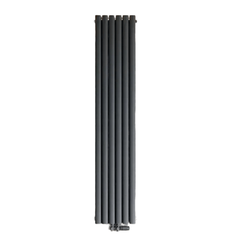Дизайнерский радиатор Rastas Aurora 1 1800x360 вертикальный, антрацит матовый (RR-UT1800360SA)