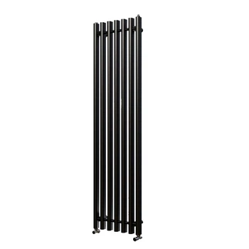 Дизайнерский радиатор Polywarm Sorbonne 1500х450 вертикальный, черный матовый