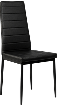 Стул Примтекс Плюс Luma black D-5 Экокожа Черный (Luma black D-5)
