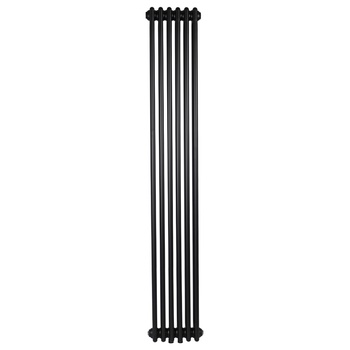 Дизайнерский радиатор Warm Well Column 3 1800×290 вертикальный, черный матовый