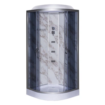 Гідробокс Vivia TKF100/1 Мармур BG 100х100х215 см мілкий піддон (А0048381)