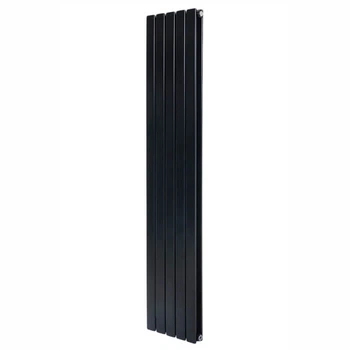 Трубчастий вертикальний радіатор Arttidesign Livorno II 5x1600x340 чорний матовий