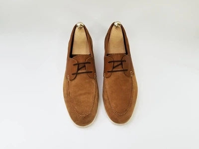 Чоловічі мокасіни топсайдери WALK LONDON 45 29 см 11 UK коричневі (K60004)