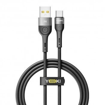 Кабель YOKI EXTRA YK-EX11 USB to Type-C 3A (1.2m) Black