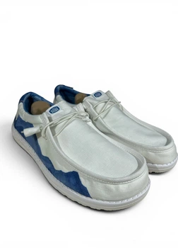 Мокасины Hey Dude Wally Colorado Watercolor White (40382-100), Белый, Размер 39 (M6) 25.5 см