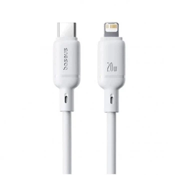 Кабель Baseus Silky Series Fast Charging Type-C to Lightning 20W 2m White (P10377700213-01)