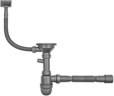 Сифон для кухонной мойки KRONER (KRP) Siphon-011 3 1/2"x40 мм черный (CV023014)