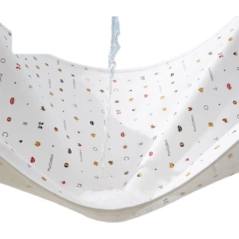 Пеленка PurCotton из хлопка водонепроницаемая дышащая, 90x70 см