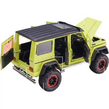 Игрушечная модель внедорожника Chiyu Toys G500, реалистичная модель автомобиля из сплава, игрушечная машинка, подарок для мальчиков.