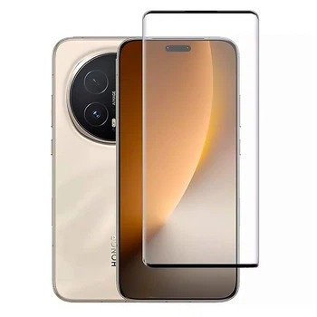 Закаленное защитное стекло Tempered Glass Full Screen для Honor Magic8 Pro с рамкой для поклейки, Black