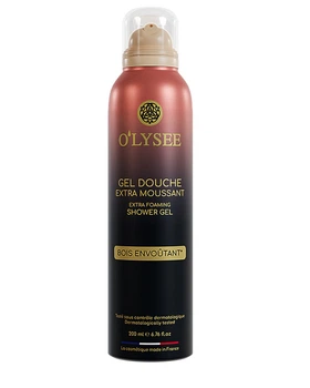 Гель-піна для душу з фруктово-пряним ароматом O’LYSEE Extra Foaming shower Gel Bois Envoutant, 200 мл