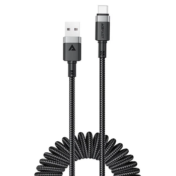 Data - Кабель ACEFAST C14-04 USB to Type-C 3A 1.2m, Black