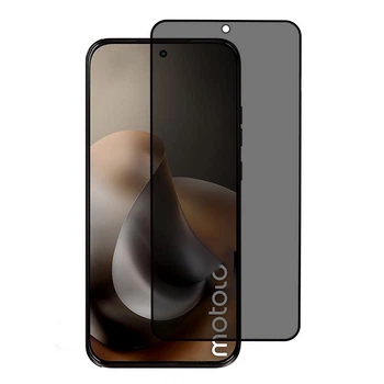 Защитное стекло Privacy Full Screen Full Glue для Motorola Moto G17 / G17 Power