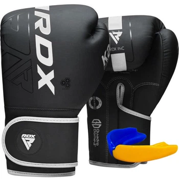 Боксерські рукавиці RDX F6 Kara Matte білі 16 унцій (BGR-F6MW-16OZ)