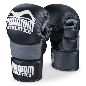 Рукавиці для MMA Phantom RIOT чорні L/XL (PHMMAG1642-LXL)