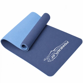 Коврик для йоги и фитнеса PowerPlay 4150 TPE Premium Performance Mat Океанический (PP_4150_Ocean)