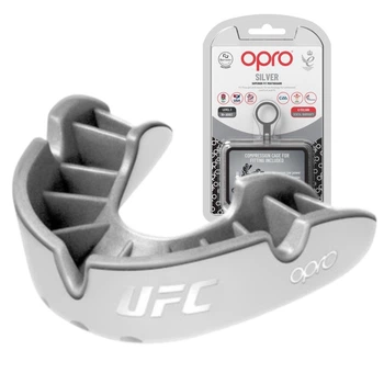 Капа OPRO Silver біла/срібляста дитяча (UFC_Jr_Silver_Wh/Silver)