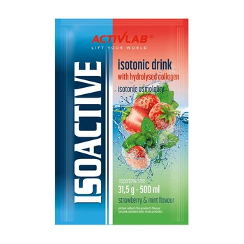Ізотонік Activlab Isoactive Isotonic Drink (31,5 g, strawberry & mint)