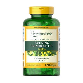 Олія вечірньої примули Puritan's Pride Evening Primrose Oil 1300 mg 120 капсул