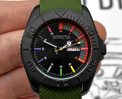 Годинник чоловічий Invicta 44736 Pro Diver Green 44 mm 100 MT