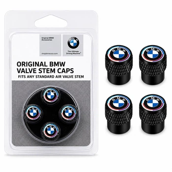 Защитные металлические колпачки на ниппель (бмв) BMW нипель черные Mpower 50 Years юбилейные