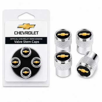 Защитные металлические колпачки на ниппель Chevrolet шевроле хром подарочный набор нипель