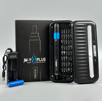 Акумуляторна викрутка JAKEMY JM-Y03 Plus 41в1 Dual Dynamics з магнітними бітами в кейсі