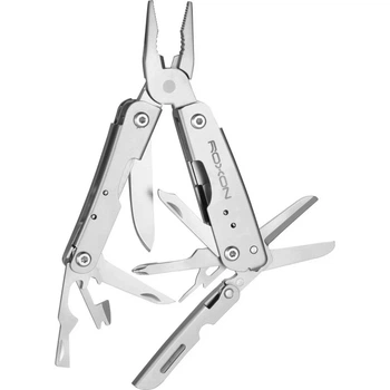 Мини мультитул Roxon M2 с сменными битами, серый