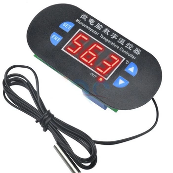 Терморегулятор W1308 Single LED 12V Red - 637081
