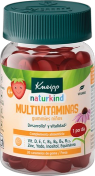 Suplement diety Kneipp Children Multivitamins Truskawka 30 żelek (4008233176758)