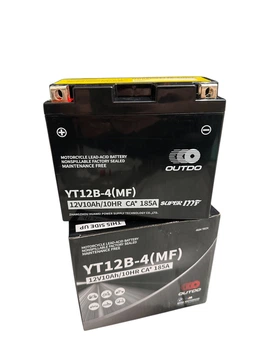 Аккумулятор AGM OUTDO YT12B-4 MF 12V 10Ah для мотоцикла скутера квадроцикла необслуживаемый 150×70×130 мм (к100014)
