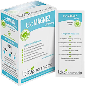Suplement diety Biopharmacia bioMagnez 300 mg 30 saszetek (5905806900019)