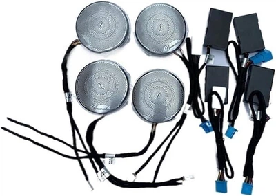 Крышка дверного динамика с LED подсветкой 64 цвета для Mercedes-Benz E-Class W213 W238 2016–2022