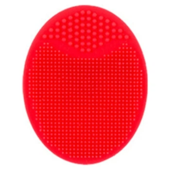 Спонж силиконовый для умывания из силикона Red (Красный), 8 г