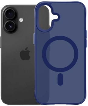 Etui na smartfon 3MK Smoke MagCase do Apple iPhone 17 Blue (5903108741033)