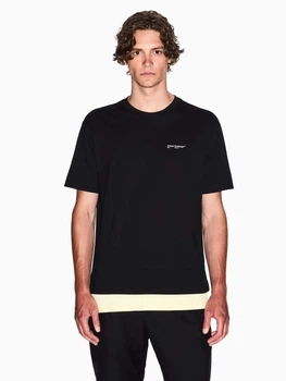 Футболка хлопковая мужская Armani Exchange 401204352 L Черная (1159924403)