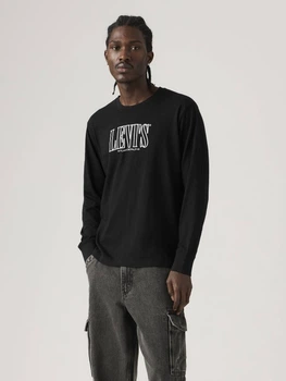 Лонгслів чоловічий Levi`s 870473960 XL Чорний (1159865607)