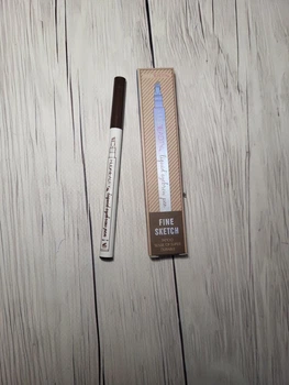 Водостійкий Олівець-маркер для брів Waterproof Fine Sketch Eyebrow Pen темно-коричневий№1(ГШ)