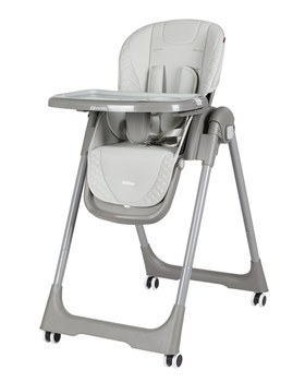 Стільчик для годування CARRELLO Junior (шезлонг, регульована висота) CRL-1412 Light Grey Сірий