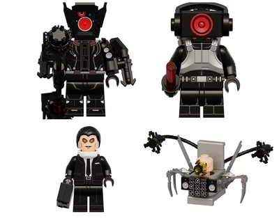 Фигурки героев Multiverse upgrade speakerman titan набор 4 шт.