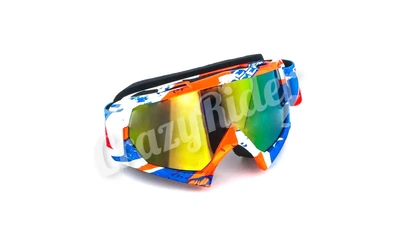 Очки кроссовые VEGA Red White Blue Chameleon O-2154