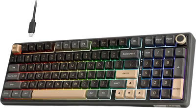 Клавіатура дротова RK ROYAL KLUDGE R98Pro Phantom Gaming Beige Switch (RK-R98PRO-PHNTM-BEGSW-US)