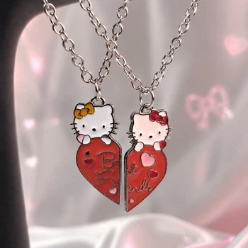 Парные кулоны Hello Kitty Best Friends на цепочке