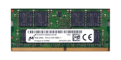 Оперативная память для ноутбука Micron 8GB DDR4 2133MHz SO-DIMM 2Rx8 (MTA16ATF1G64HZ-2G181)