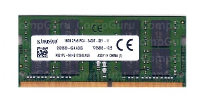 Оперативная память для ноутбука Kingston 16GB DDR4 2400MHz SO-DIMM 2Rx8 (K821PJ-MIHS17284LNLE)