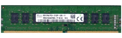 Оперативная память для ПК SK hynix 8GB DDR4 2133MHz UDIMM 2Rx8 б/у (HMA41GU6AFR8N-TF)